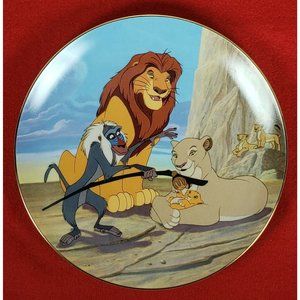The Lion King Collectors Plate "The Circle Continues" by Bradford MIB+COA